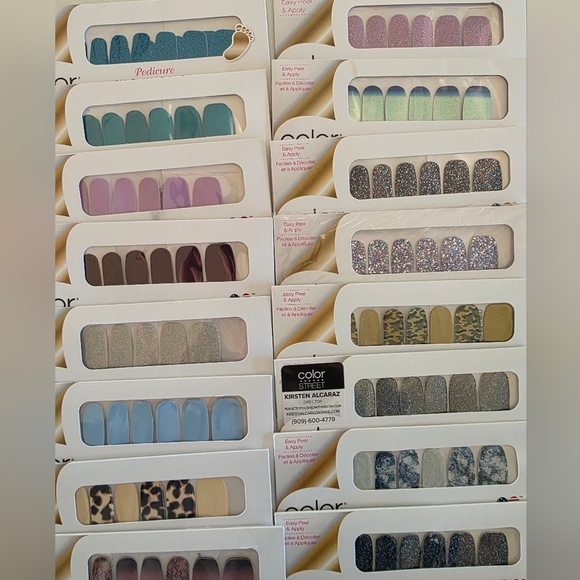 Huge ColorStreet Bundle 18 Sets & 2 Accent Set BRAND NEW Rare Discontined Sets - Picture 2 of 3